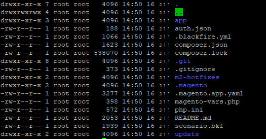 Cloned master files listed