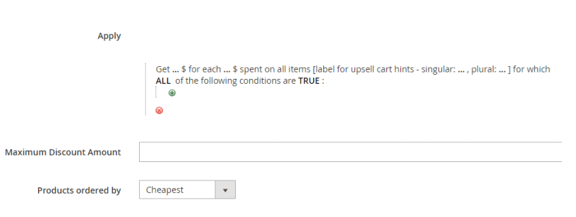 Get Y$ For Each X$ Spent fields are shown up empty.